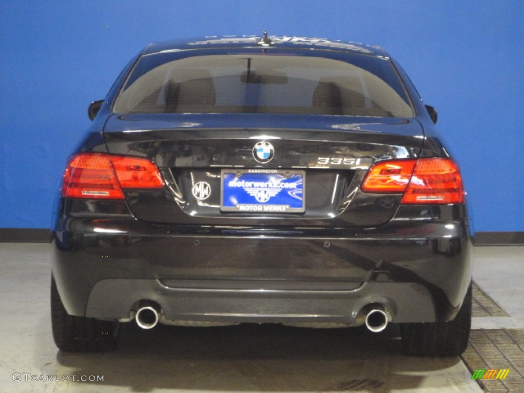 2011 3 Series 335i xDrive Coupe - Jet Black / Black photo #6