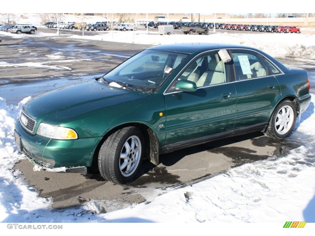 Cactus Green Metallic 1998 Audi A4 2.8 quattro Sedan Exterior Photo #57582935