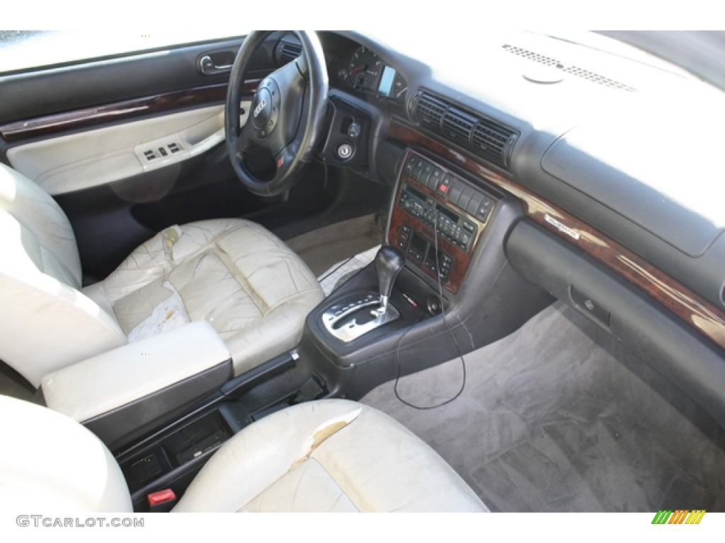 1998 A4 2.8 quattro Sedan - Cactus Green Metallic / Ecru photo #8