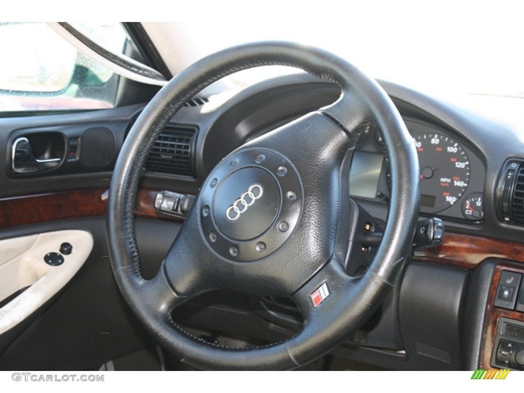 1998 A4 2.8 quattro Sedan - Cactus Green Metallic / Ecru photo #13