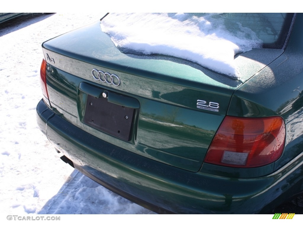 1998 A4 2.8 quattro Sedan - Cactus Green Metallic / Ecru photo #17