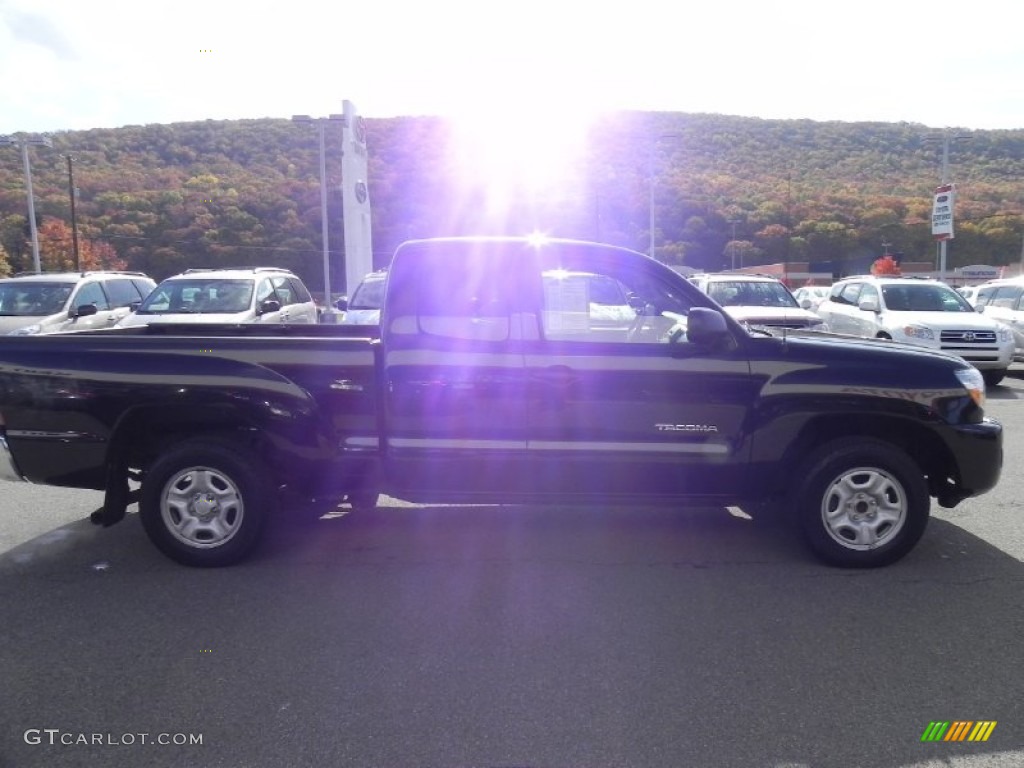 2010 Tacoma SR5 Access Cab - Black Sand Pearl / Sand Beige photo #17