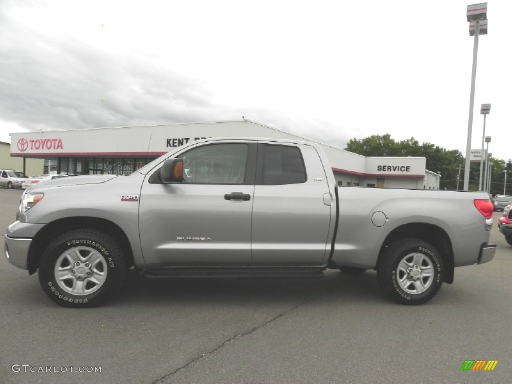 2007 Tundra SR5 Double Cab 4x4 - Silver Sky Metallic / Graphite Gray photo #15