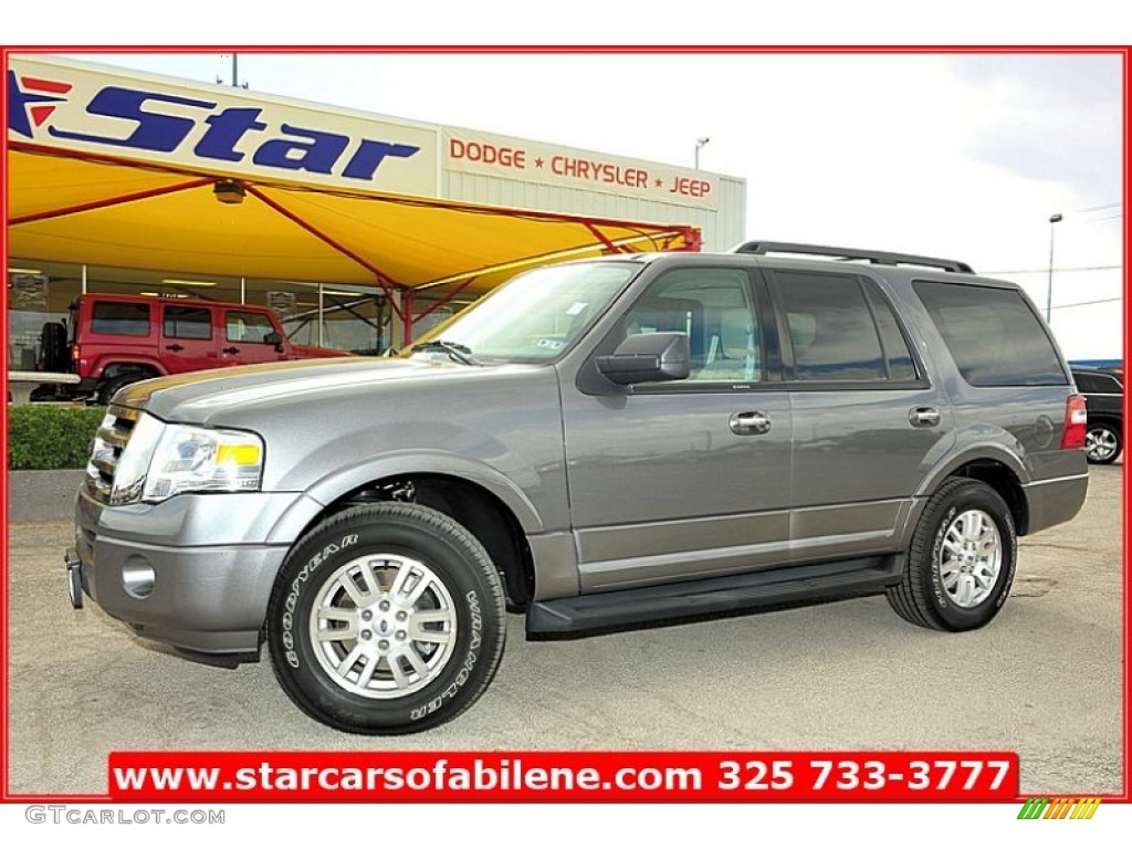 2011 Expedition XLT - Sterling Grey Metallic / Camel photo #1