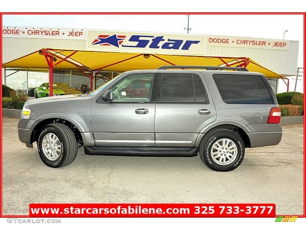 2011 Expedition XLT - Sterling Grey Metallic / Camel photo #2