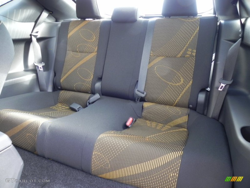 RS Black/Yellow Interior 2012 Scion tC Release Series 7.0 Photo #57585461