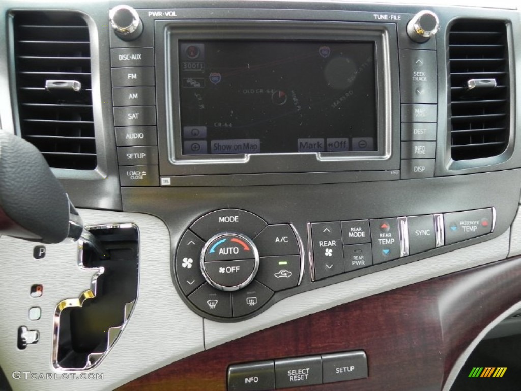 2012 Toyota Sienna Limited AWD Controls Photo #57586455