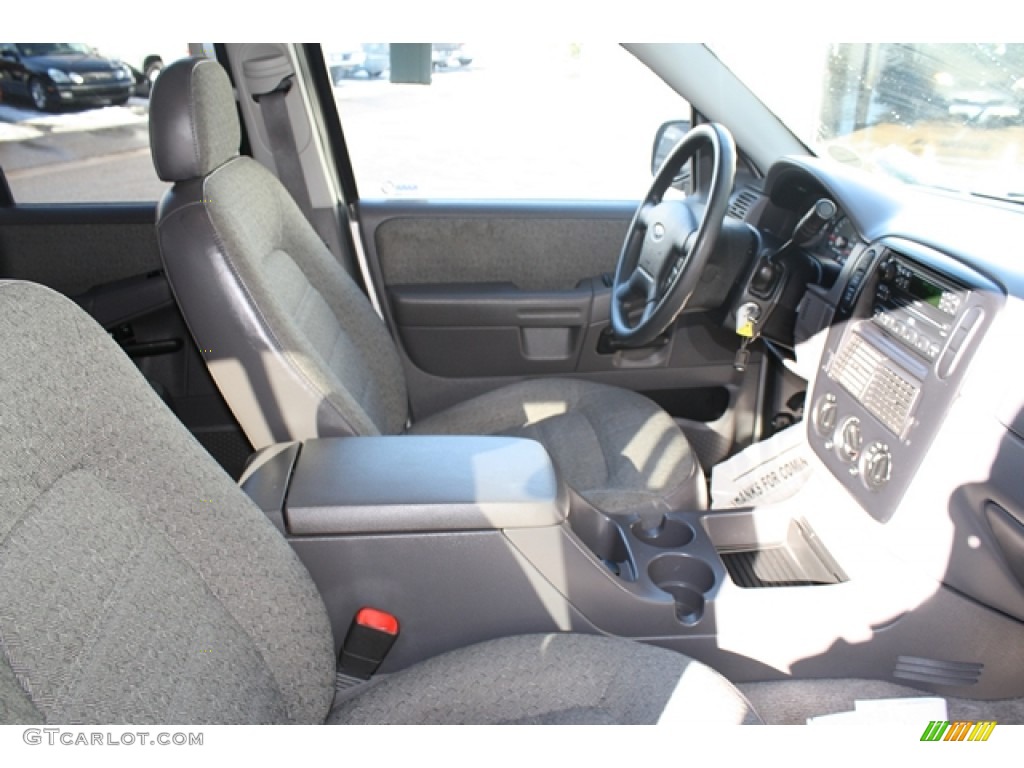 2004 Explorer XLS 4x4 - Silver Birch Metallic / Gray photo #9