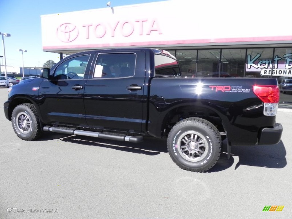 2011 Tundra TRD Rock Warrior CrewMax 4x4 - Black / Black photo #2