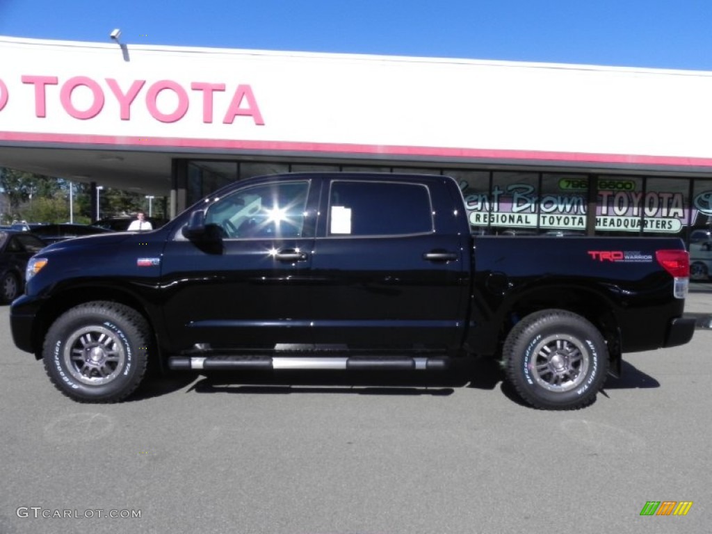 2011 Tundra TRD Rock Warrior CrewMax 4x4 - Black / Black photo #10