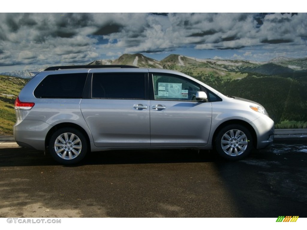 2012 Sienna Limited AWD - Silver Sky Metallic / Light Gray photo #2