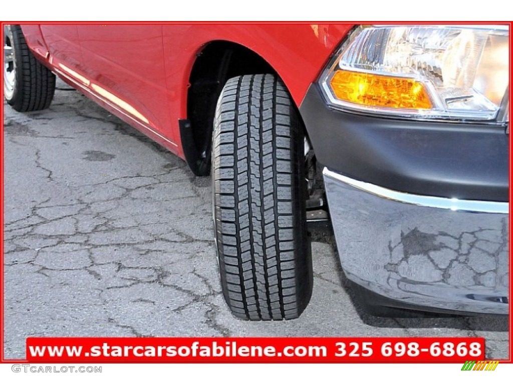 2011 Ram 1500 ST Quad Cab - Flame Red / Dark Slate Gray/Medium Graystone photo #11