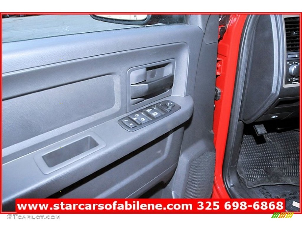 2011 Ram 1500 ST Quad Cab - Flame Red / Dark Slate Gray/Medium Graystone photo #16
