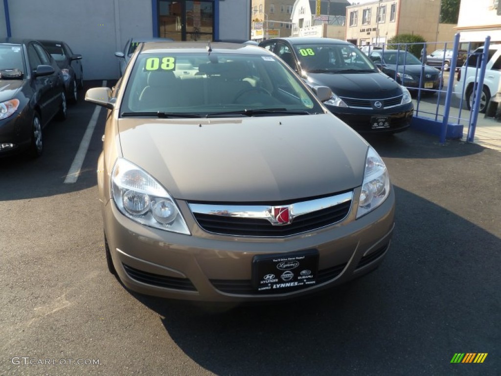 2008 Aura XE - Bronzed Pewter / Tan photo #1