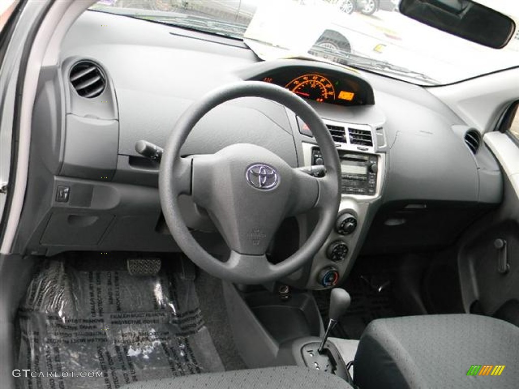 2011 Toyota Yaris 3 Door Liftback Dark Charcoal Dashboard Photo #57591781