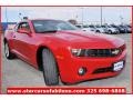 2011 Inferno Orange Metallic Chevrolet Camaro LT Coupe  photo #7