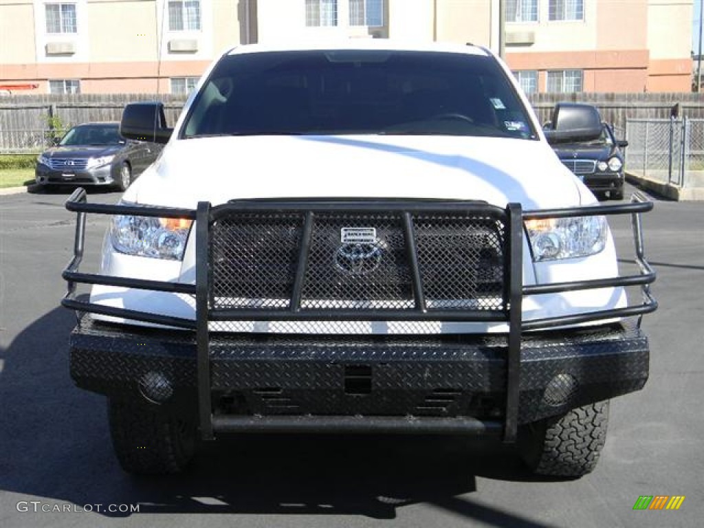 2010 Tundra TRD Rock Warrior CrewMax 4x4 - Super White / Black photo #2