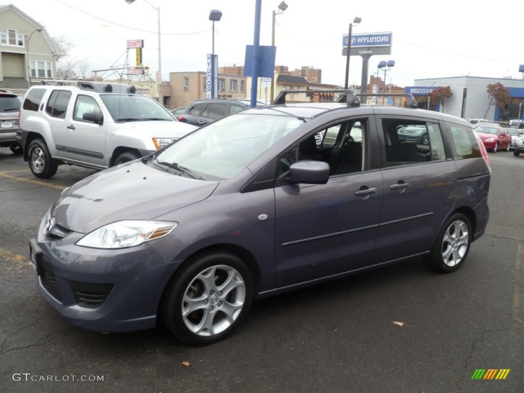 2008 MAZDA5 Touring - Galaxy Gray / Black photo #3