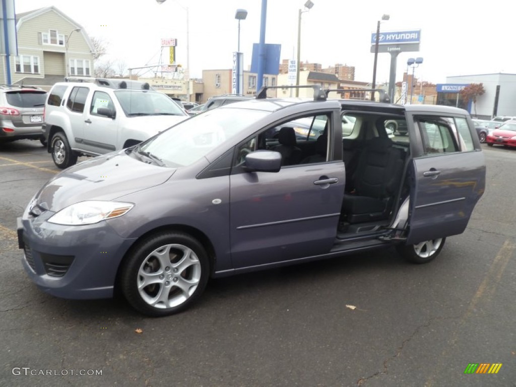 2008 MAZDA5 Touring - Galaxy Gray / Black photo #4