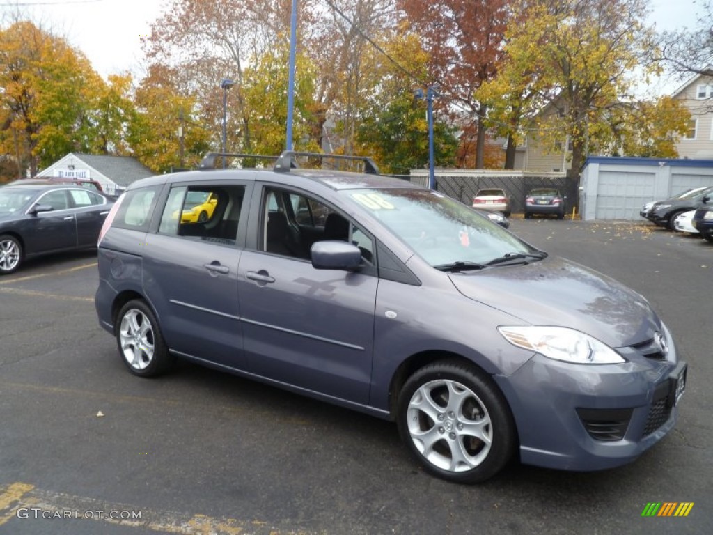 2008 MAZDA5 Touring - Galaxy Gray / Black photo #5