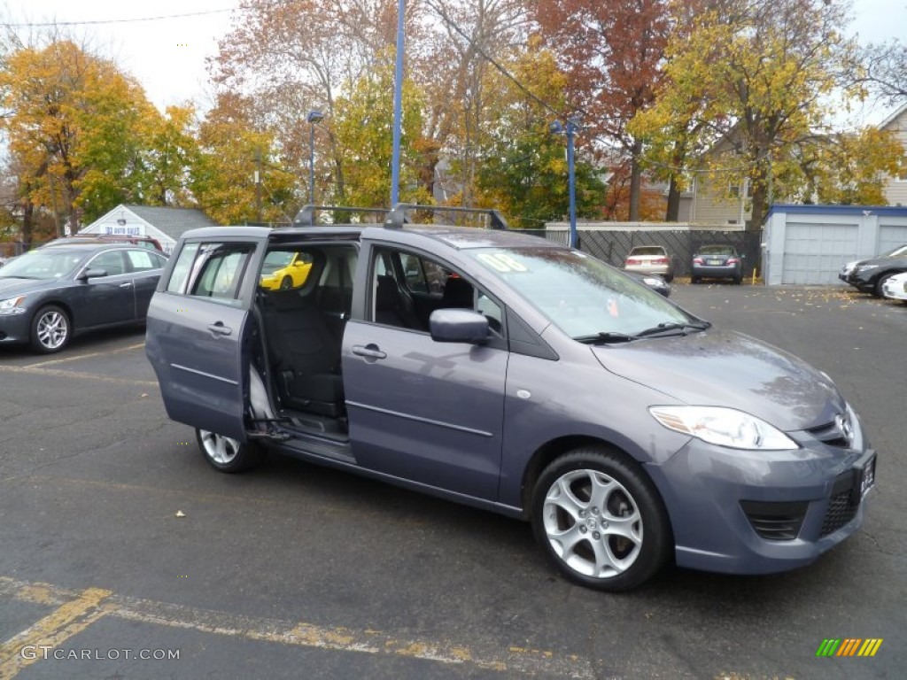 2008 MAZDA5 Touring - Galaxy Gray / Black photo #6