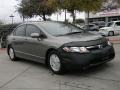Galaxy Gray Metallic - Civic Hybrid Sedan Photo No. 3