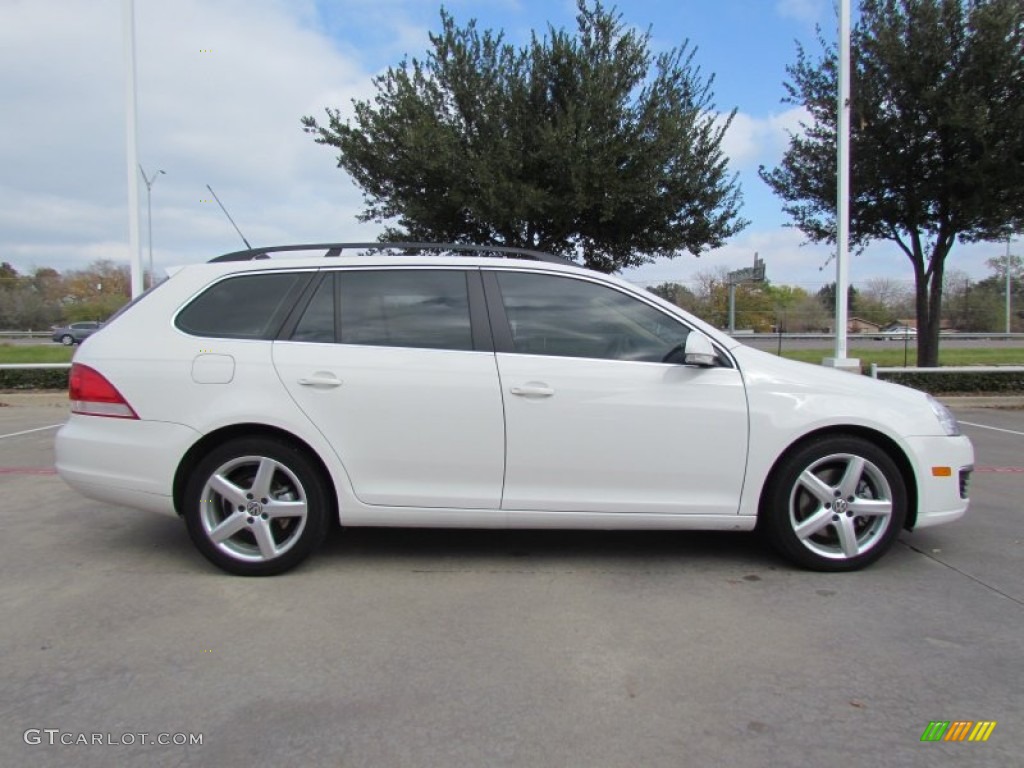 2009 Jetta TDI SportWagen - Candy White / Pure Beige photo #6