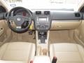 Pure Beige 2009 Volkswagen Jetta TDI SportWagen Dashboard