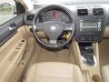 Pure Beige 2009 Volkswagen Jetta TDI SportWagen Dashboard