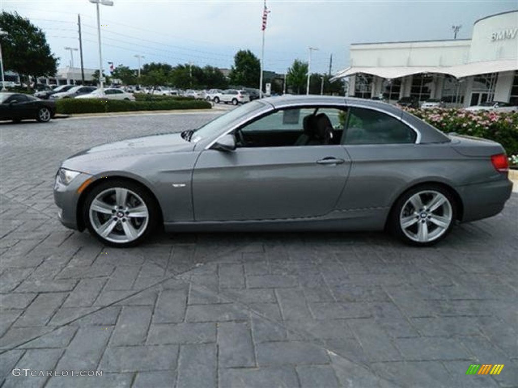 2008 3 Series 335i Convertible - Space Grey Metallic / Black photo #20