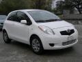 2007 Polar White Toyota Yaris 3 Door Liftback  photo #3