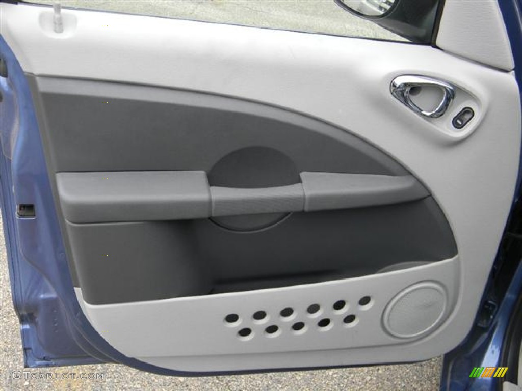 2006 Chrysler PT Cruiser Touring Pastel Slate Gray Door Panel Photo #57599763