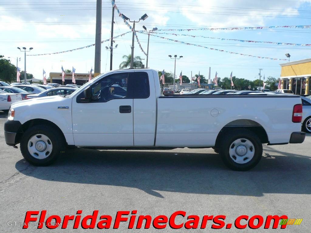 2006 F150 XL Regular Cab - Oxford White / Medium Flint photo #3