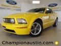 2006 Screaming Yellow Ford Mustang GT Premium Coupe  photo #1
