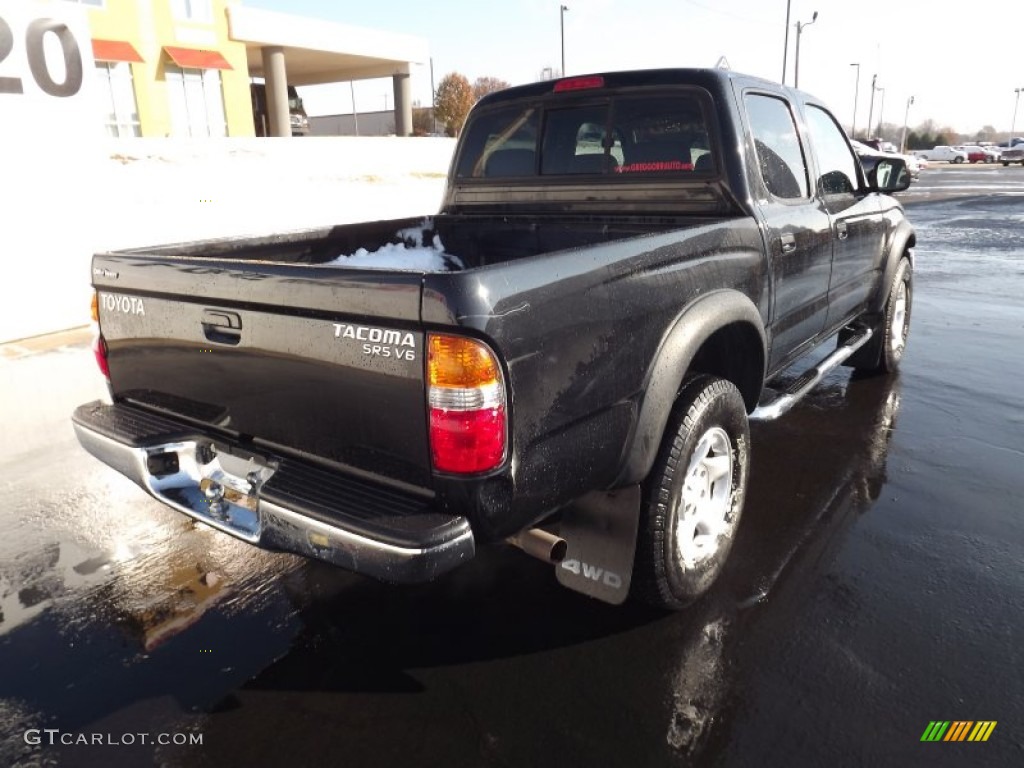Black Sand Pearl 2004 Toyota Tacoma V6 Double Cab 4x4 Exterior Photo #57600953