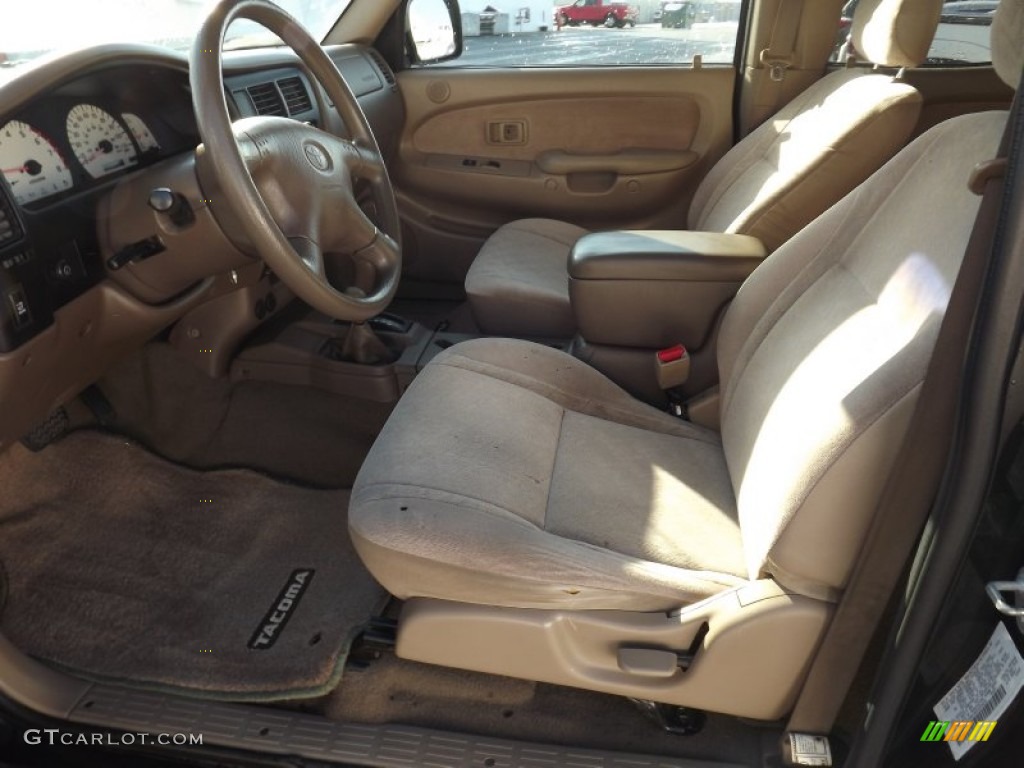 Oak Interior 2004 Toyota Tacoma V6 Double Cab 4x4 Photo #57600992