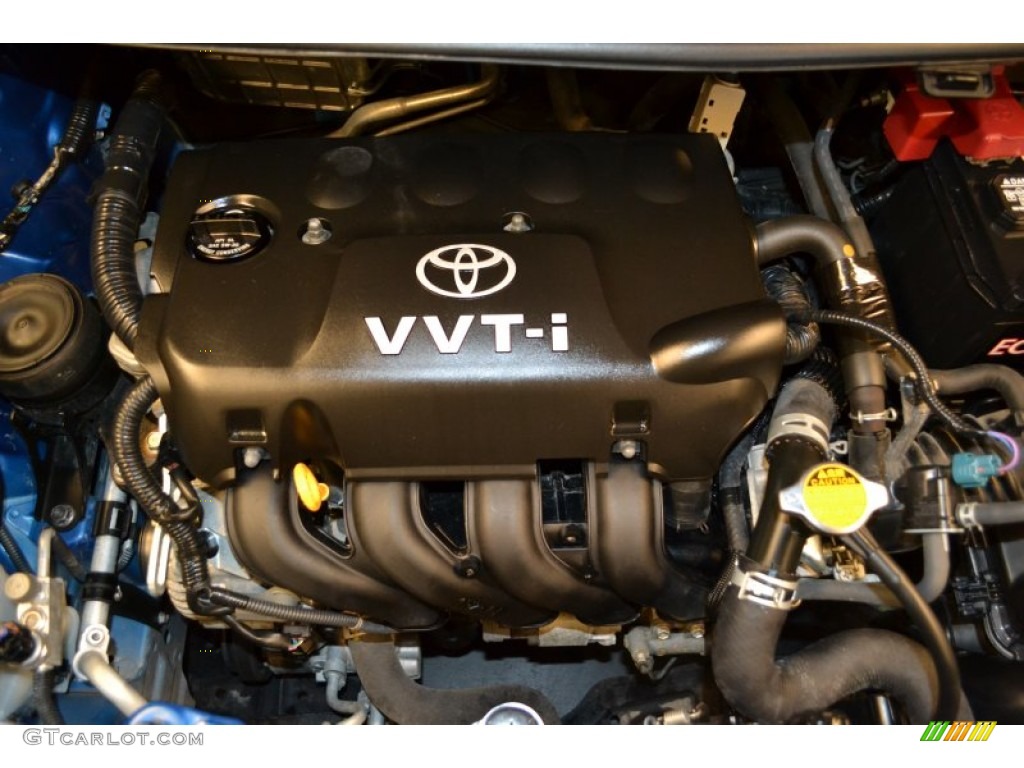 2008 Yaris 3 Door Liftback - Blazing Blue Pearl / Dark Charcoal photo #13