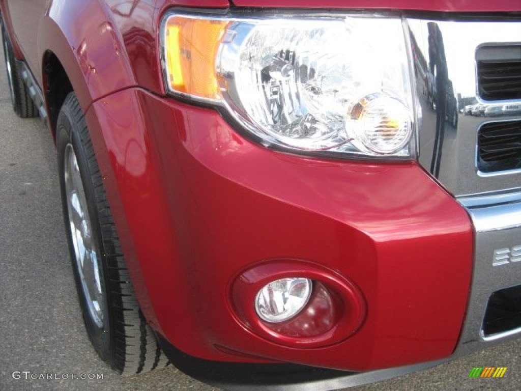 2010 Escape Limited V6 4WD - Sangria Red Metallic / Charcoal Black photo #13
