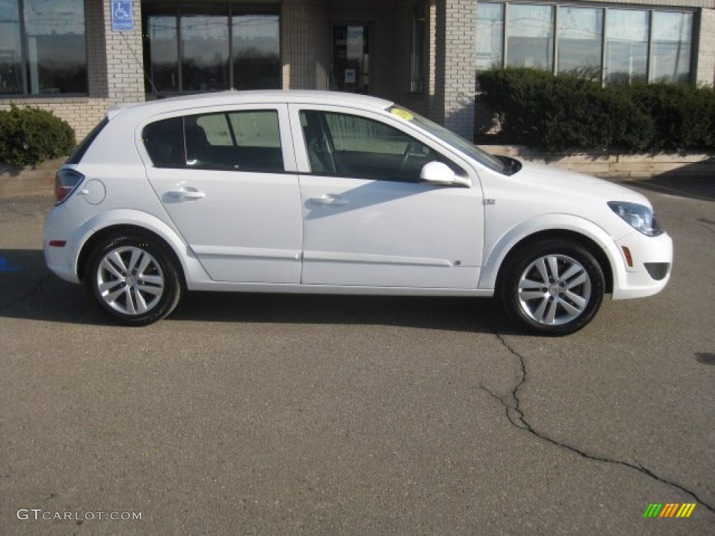 2008 Astra XE Sedan - Arctic White / Charcoal photo #5