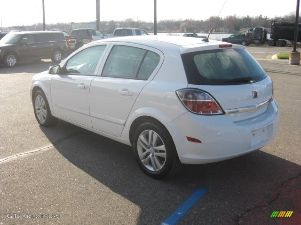 2008 Astra XE Sedan - Arctic White / Charcoal photo #8
