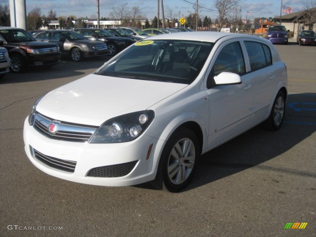 2008 Astra XE Sedan - Arctic White / Charcoal photo #10