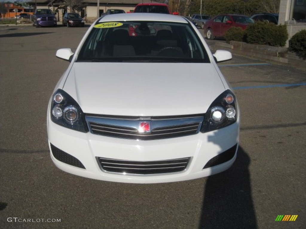 2008 Astra XE Sedan - Arctic White / Charcoal photo #11