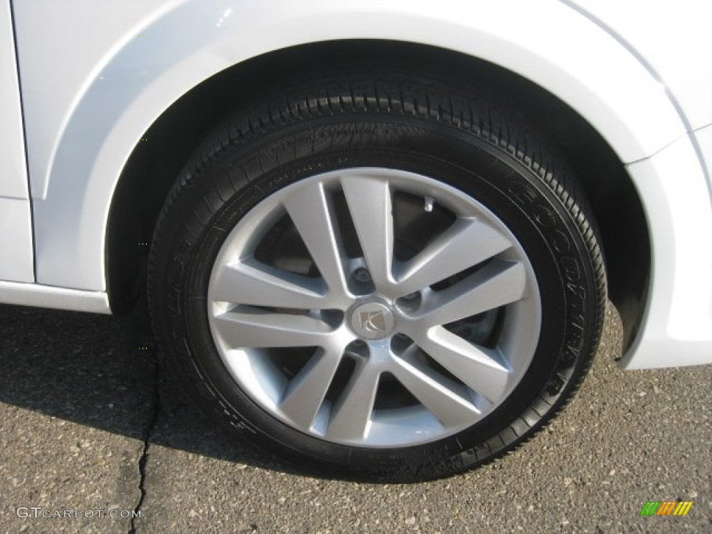 2008 Astra XE Sedan - Arctic White / Charcoal photo #12
