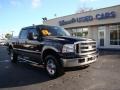 2006 Black Ford F250 Super Duty Lariat FX4 Off Road Crew Cab 4x4  photo #2