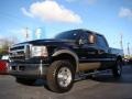 2006 Black Ford F250 Super Duty Lariat FX4 Off Road Crew Cab 4x4  photo #5