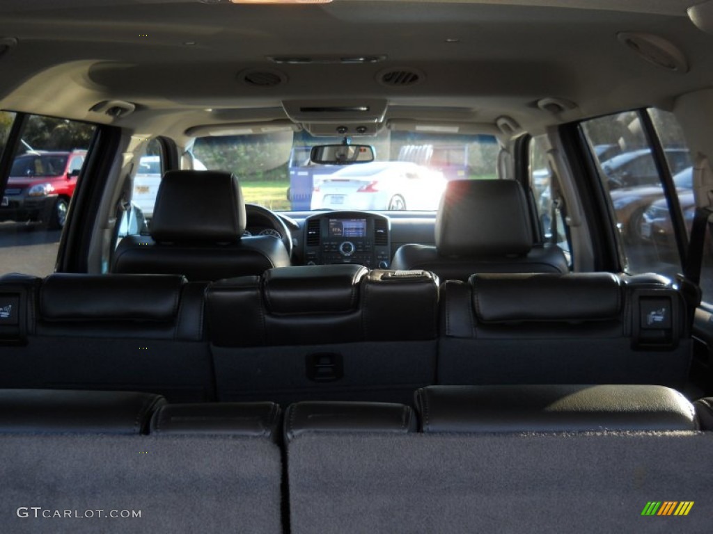 2008 Pathfinder LE V8 4x4 - Super Black / Graphite photo #14