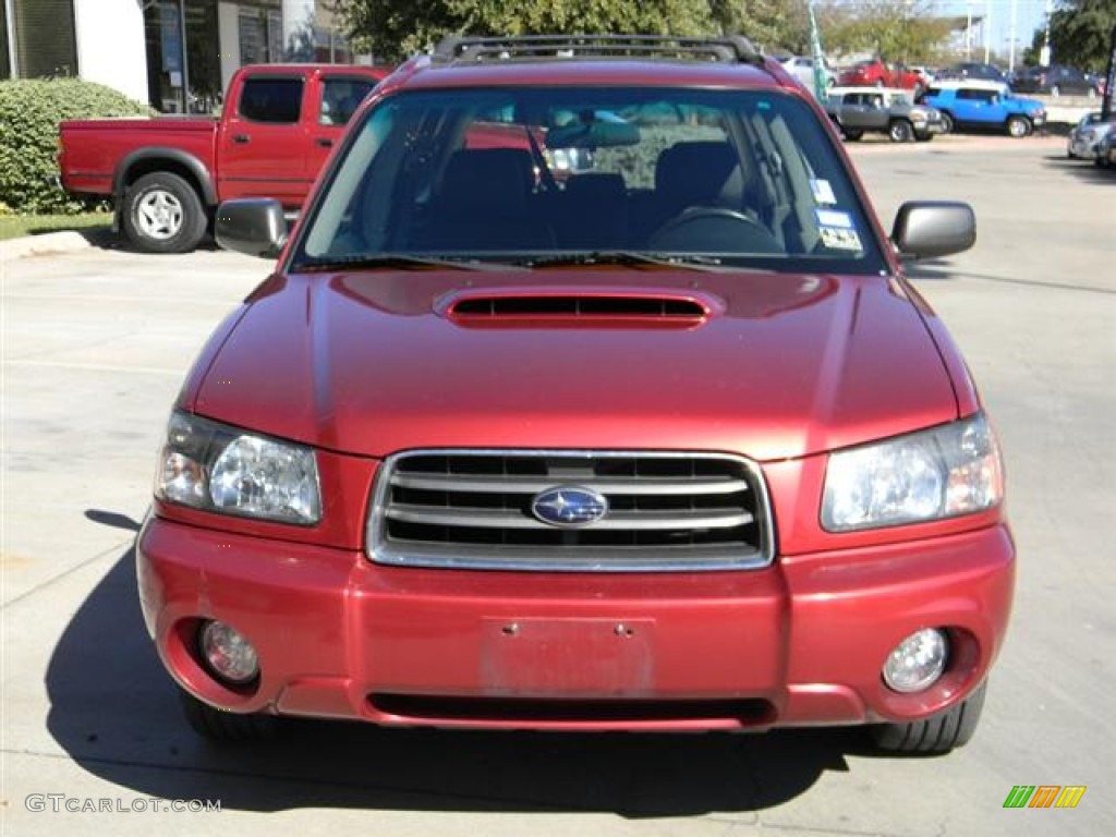 2004 Cayenne Red Pearl Subaru Forester 2.5 XT 57539503 Photo 2 Car Color