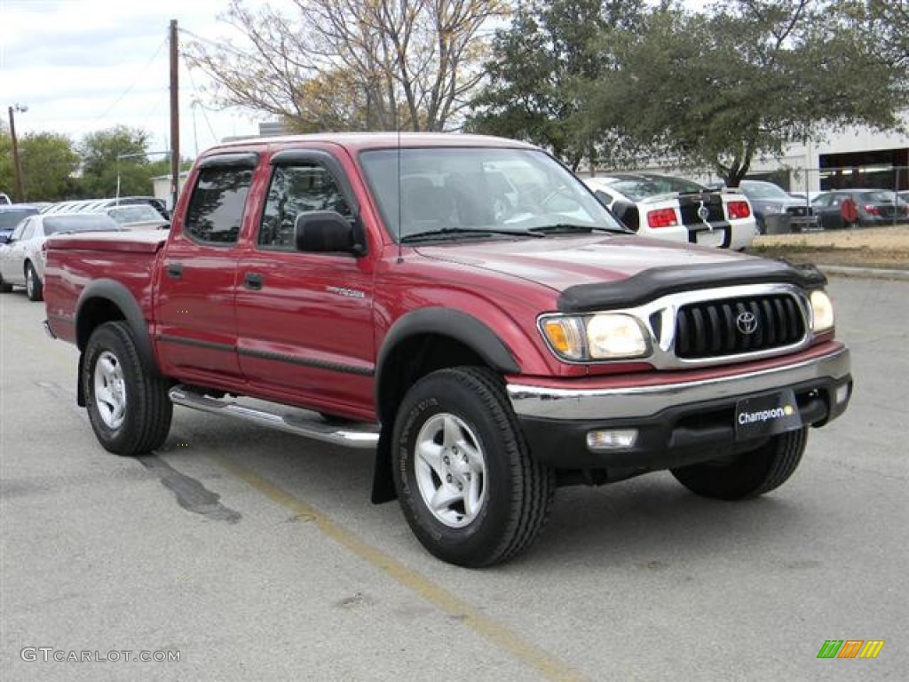 Impulse Red Pearl 2003 Toyota Tacoma V6 PreRunner Double Cab Exterior Photo #57603756