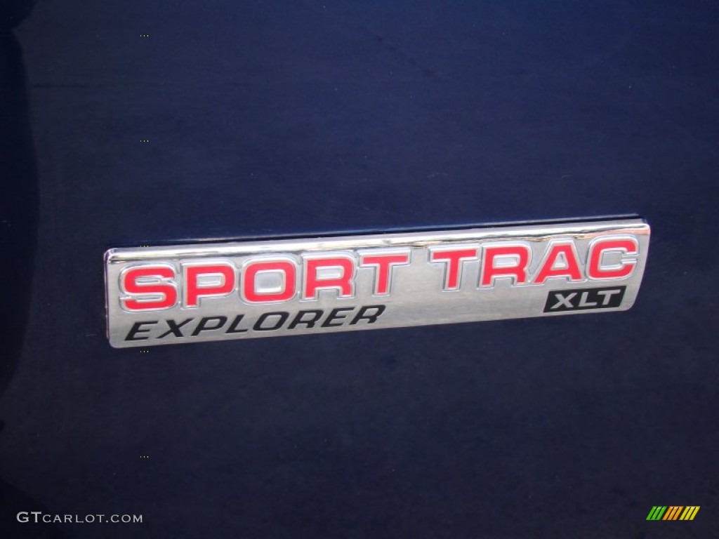 2007 Explorer Sport Trac XLT - Dark Blue Pearl Metallic / Camel photo #31