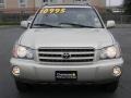 2001 Vintage Gold Metallic Toyota Highlander V6  photo #2